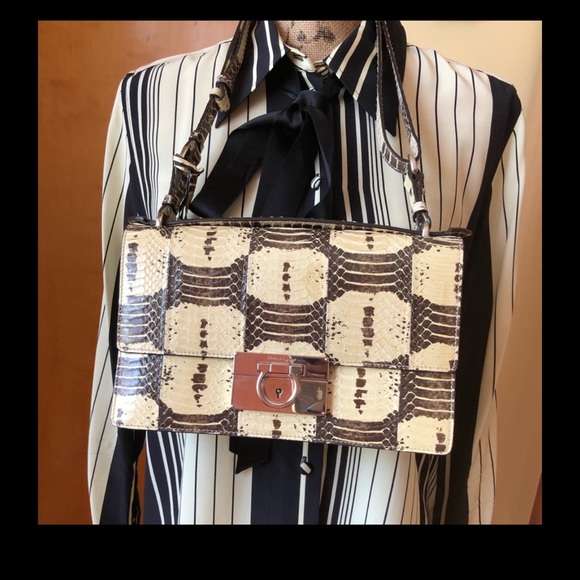 Salvatore Ferragamo Aileen Python Bag - Picture 8 of 14